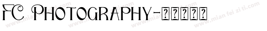 FC Photography字体转换